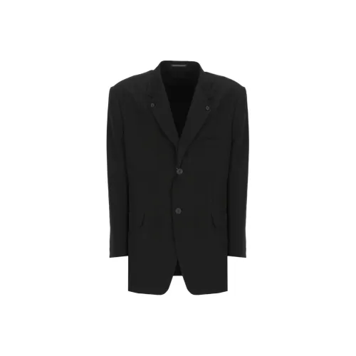 Yohji Yamamoto Pour Homme 블랙 남성 비즈니스 정장