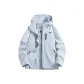 Moonlight Blue Single Windbreaker Jacket