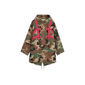 CELINE Camouflage Harness Parka