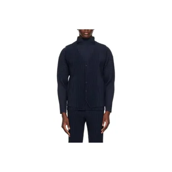 Homme Plissé Issey Miyake Vest Men's Blue