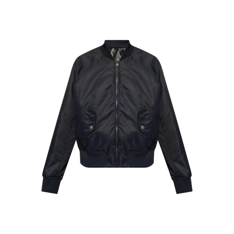 BALMAIN Logo Embroidered Zip Up Bomber Jacket-0