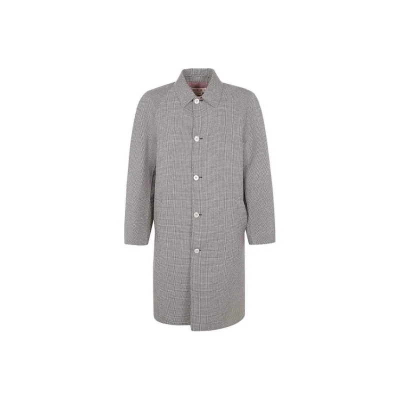 MARNI Single Breasted Checked Coat-0