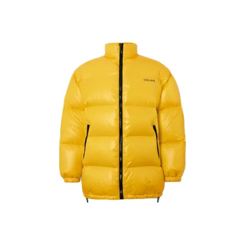 CELINE Logo Printed Zip Up Parka
