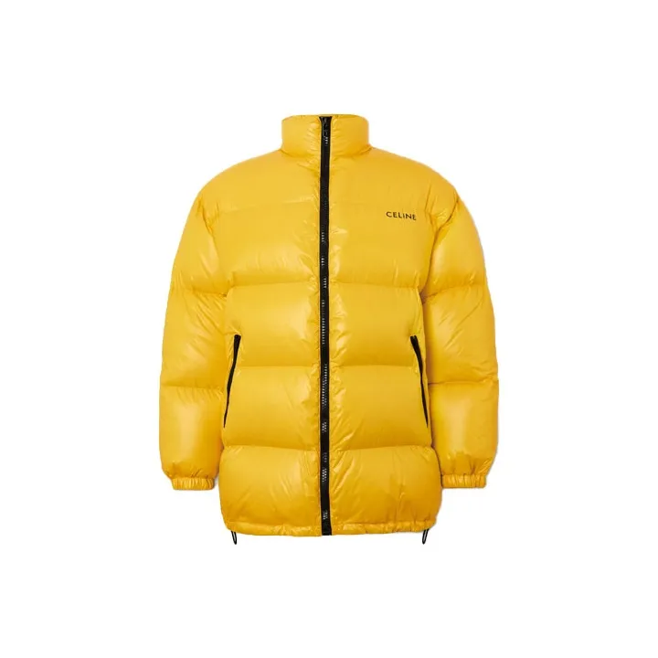 CELINE Logo Printed Zip Up Parka-0
