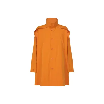 Homme Plissé Issey Miyake SS24 Coats Men's Orange