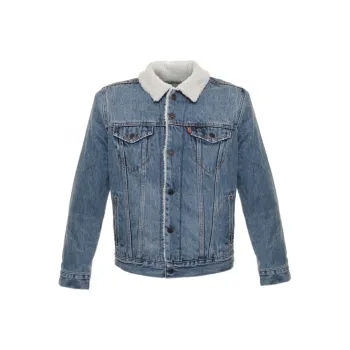 Levis Velvet Jackets Men Blue