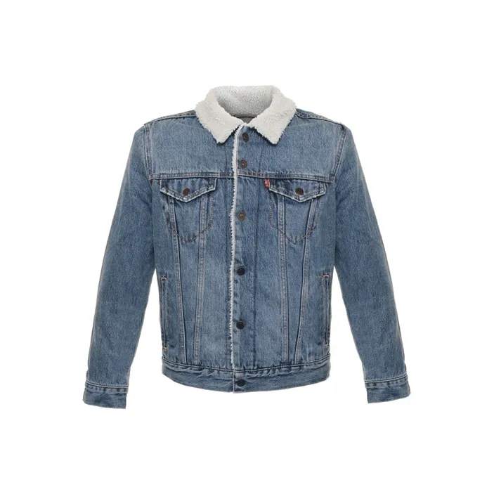 Levis Velvet Jackets Men Blue-0