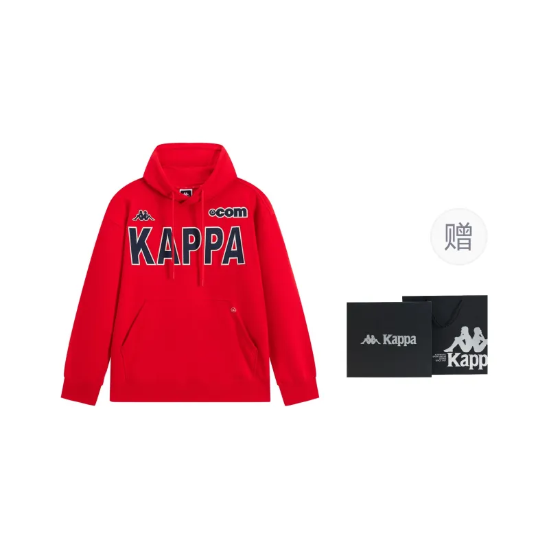 Kappa 1916 Series Sweatshirt Unisex China Red-2