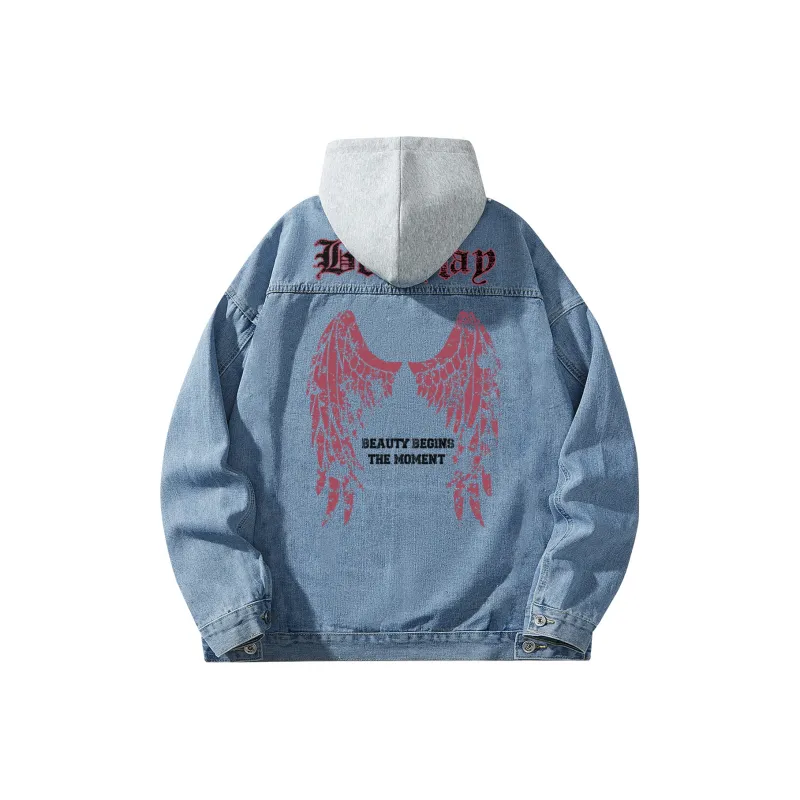 BOTH PLAY Denim Jackets Unisex-22