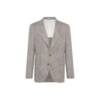 Brunello Cucinelli Chevron Blazer