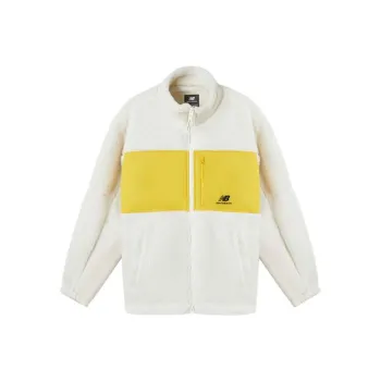 New Balance Velvet Jackets Unisex Yellow White Multicolor