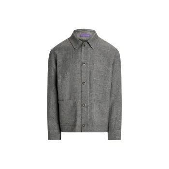 Ralph Lauren Purple Label FW24 Jackets Coats Men's Medium Gray