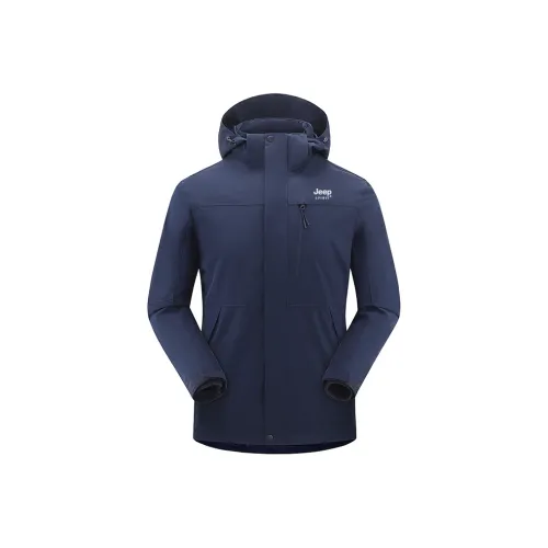 JEEP SPIRIT High Altitude Climbing Water Resistant Windproof Warm Wear Resistant Windbreaker Jacket Unisex