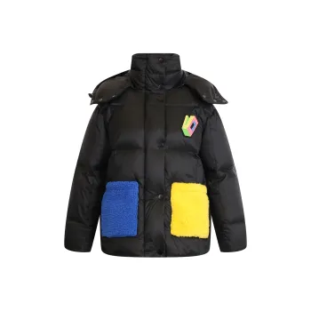 Valeria Obbaco Down Jackets Unisex Black