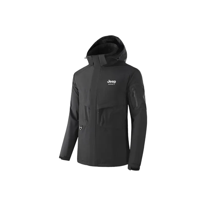 JEEP SPIRIT Waterproof, Windproof, And Breathable Windbreaker Jacket Men's-6