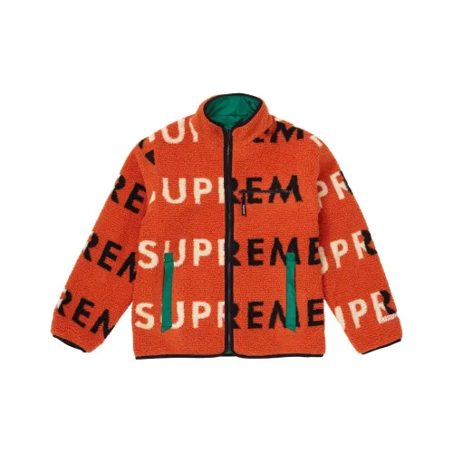 Supreme Reversible Logo Fleece Jacket