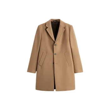 ZARA Coats Men Tan