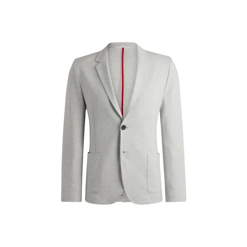 HUGO BOSS Business Suit Coat Men's Light Gray-0