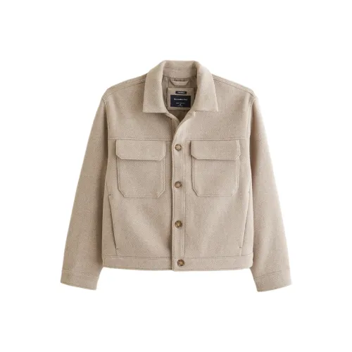 Abercrombie＆Fitch Jackets Men Taupe