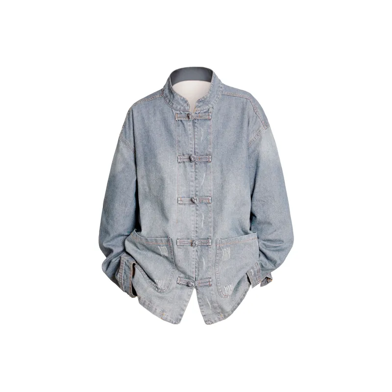 SOCKKEY Denim Jacket Unisex Dark Blue-2