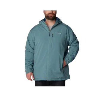 Columbia Gate Racer Softshell Hooded Jacket Jackets Coats Men's Pink Blue