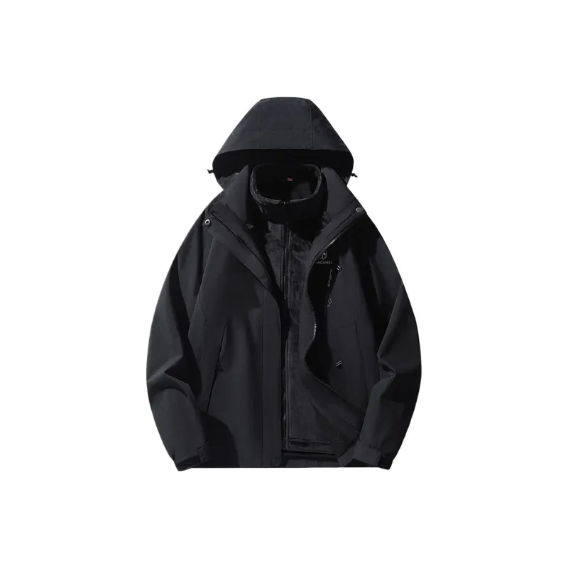 VanCamel Waterproof And Windproof To Keep Warm Windbreaker Jackets Unisex-8