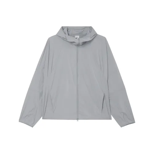 Saucony Jackets Coats Unisex Light Mineral Gray