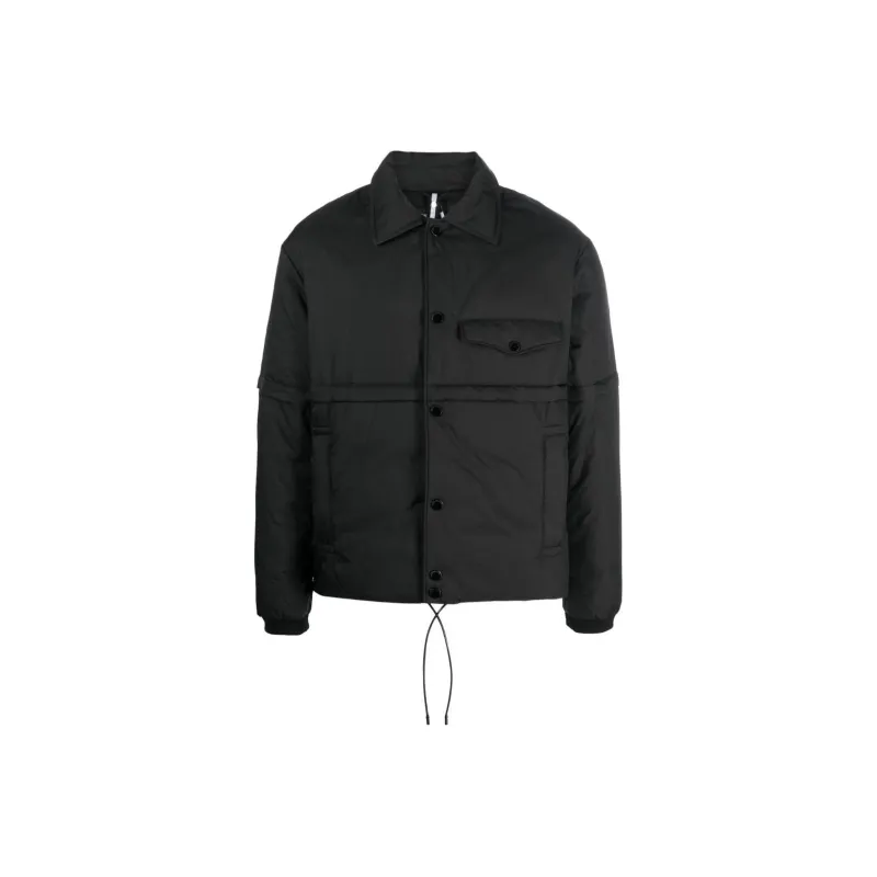 EMPORIO ARMANI FW23 Jackets Coats Men's Black-0