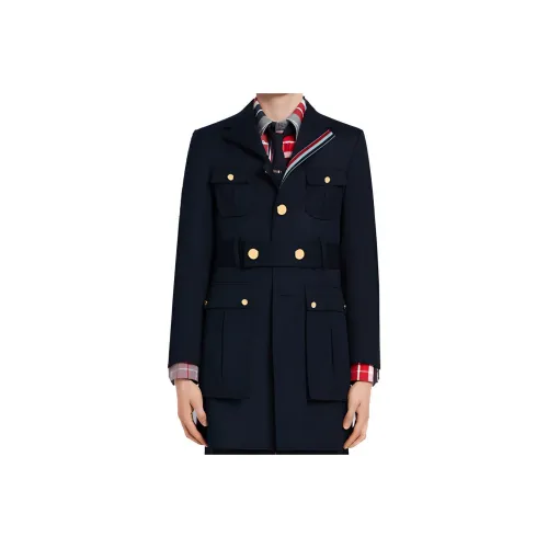 THOM BROWNE· Coat Men's Marine Blue