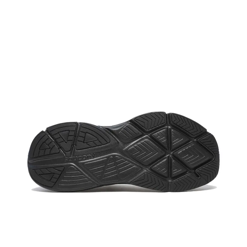 Saucony Guide 18 Cushioning, Wear Resistant Low Top Running Shoes Men's Black-4
