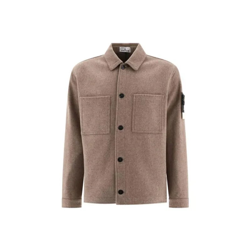 STONE ISLAND Lighter Outerwear Jacket 'Dove Grey'-0