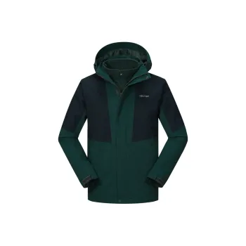 Tectop Water-Resistant Windproof Lightweight Windbreaker Jacket Unisex Forest Green