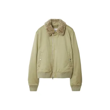 Burberry Long Sleeved Zipped Bomber Jacket