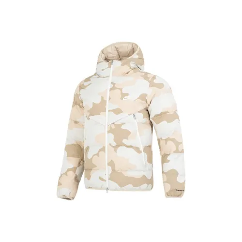 Nike Puffer Jackets Men Light Bone
