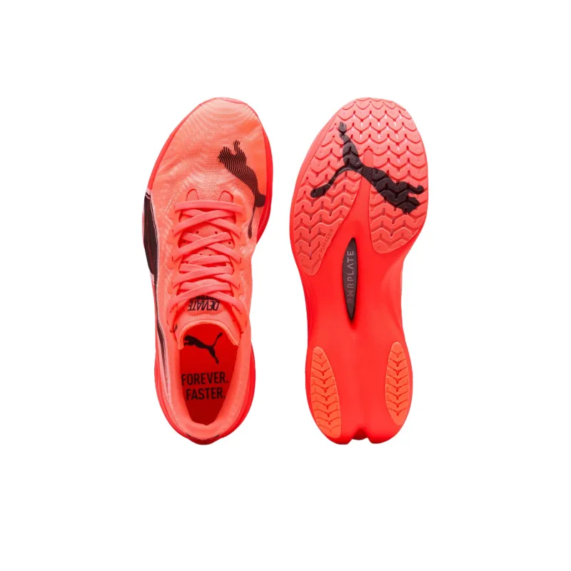 PUMA Deviate NITRO Elite 3 Anti Slip Wear Resistant Low Top Casual Running Shoes Men's Red-3