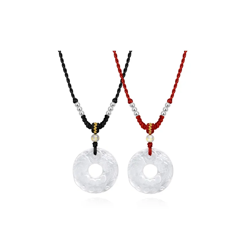 Love Jewelry Natural Chalcedony Necklaces Unisex-5