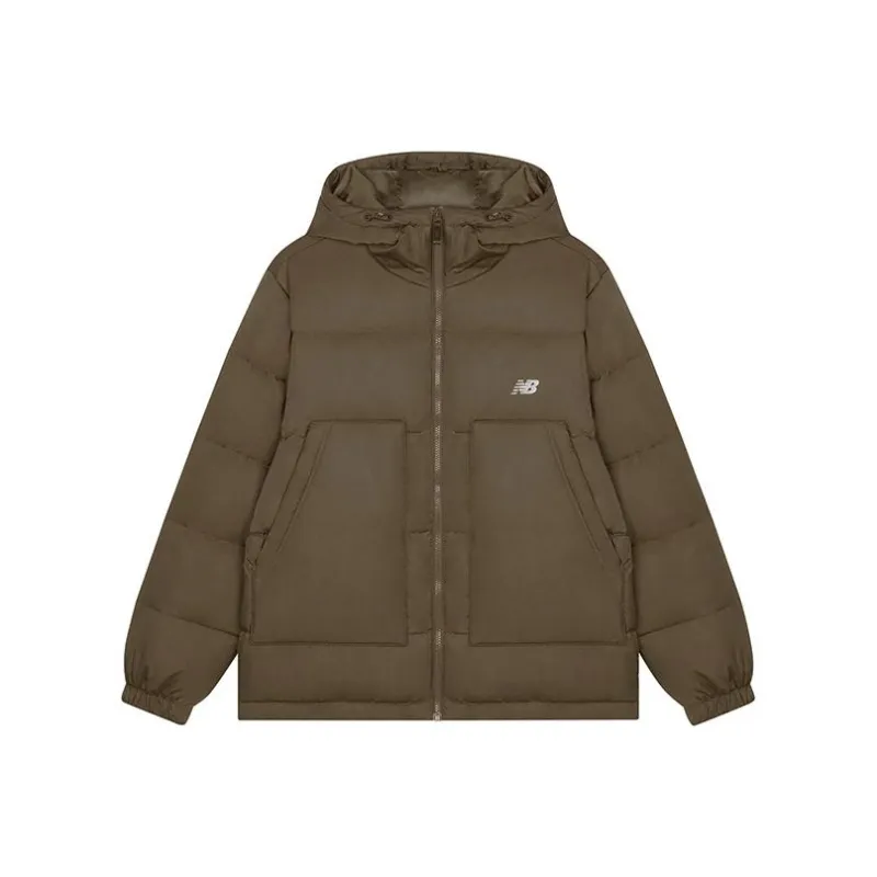 New Balance Down Jackets Men Brown-0