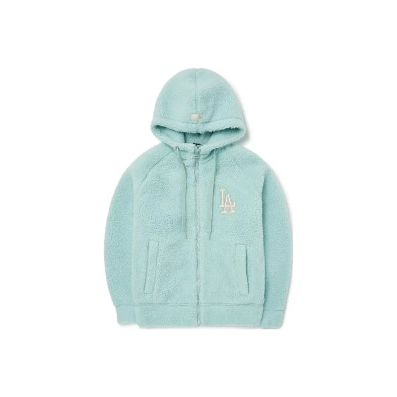 MLB Velvet feel Coat Unisex Light Blue-0