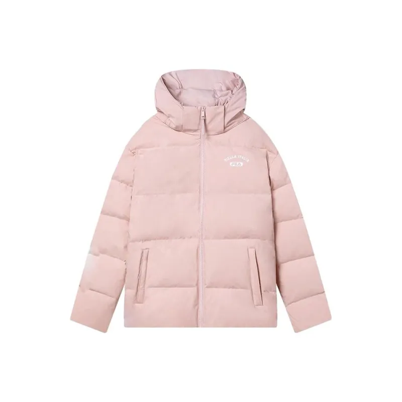 FILA Down Jackets Unisex Leather Clay Pink-0