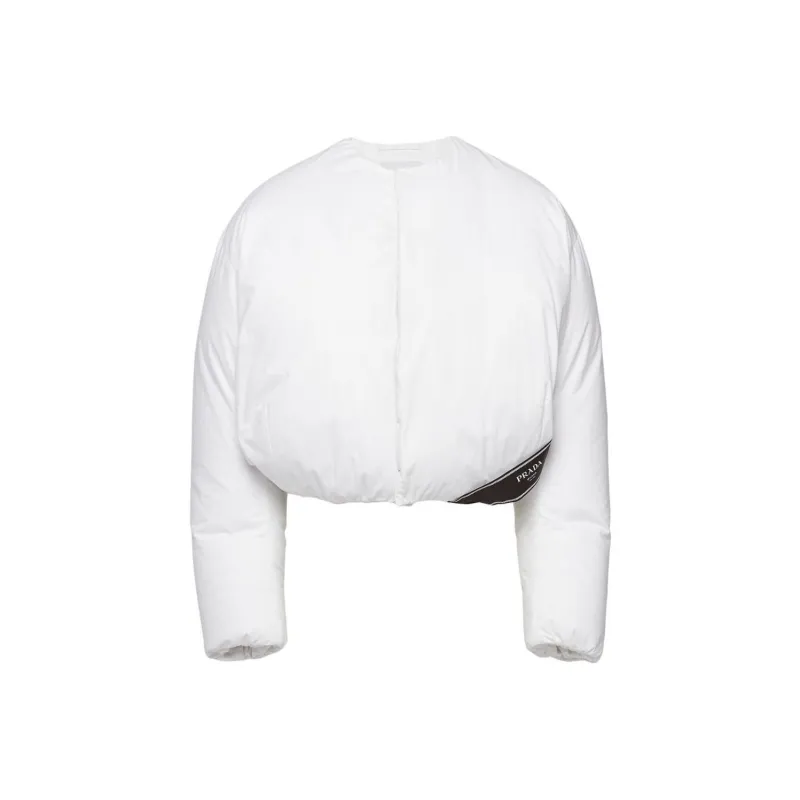 PRADA Puffer Jacket Men's White-0