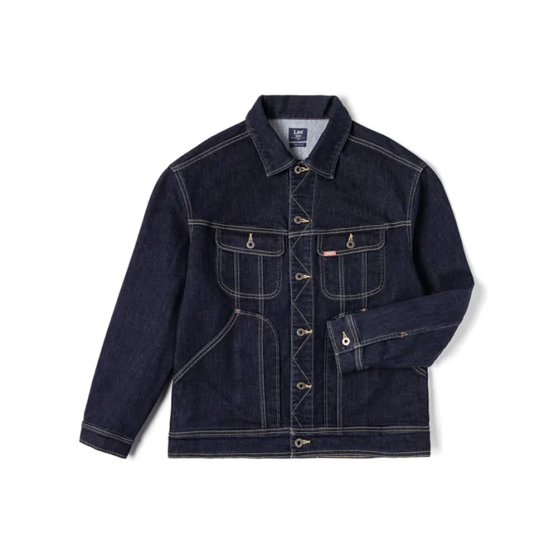 Lee Denim Jackets Men Dark Blue-0