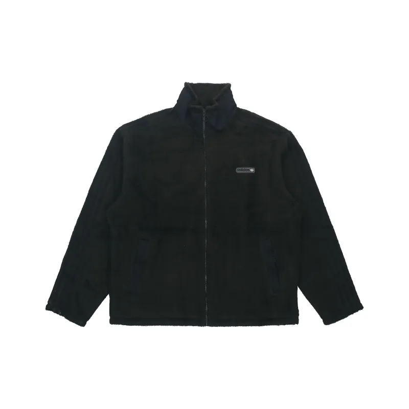 Adidas Originals SPRT FIREBIRD SHERPA Velvet Jackets Men Black-0