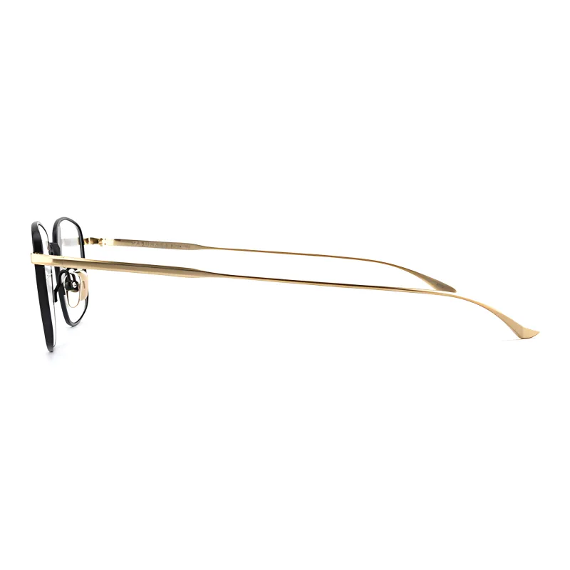 MASUNAGA Titanium Rectangular Eyeglass Frames Unisex Multicolor-2