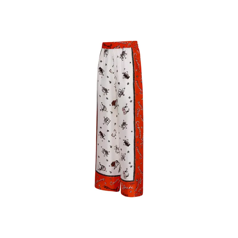 FENDI Silk Trousers-2
