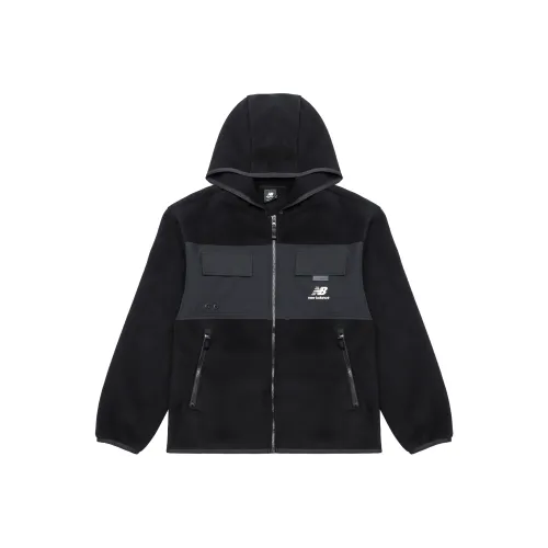 New Balance Velvet Jackets Men Black