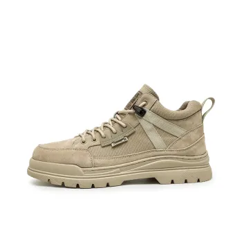GESENLANG Abrasion Resistant Cushioning Slip Resistant Mid Top Casual Shoes Men's