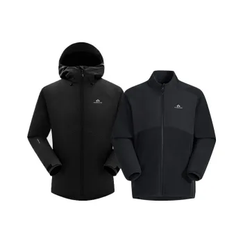 PIONEER CAMP Water Resistant Windproof Wear Resistant Cold Resistant Rainproof Hard Shell Windbreaker Jacket Unisex