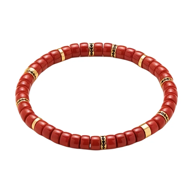 Noritake Southern Red Agate Bracelets Unisex-0