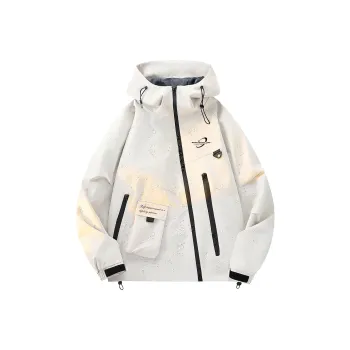 PAUL COSTELLOE Urban Living/Travel/Commuting Waterproof And Windproof To Keep Warm Windbreaker Jacket Unisex Black