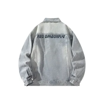 RED DRAGONFLY Denim Jacket Unisex Blue